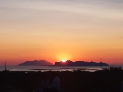 Dégustation au coucher du soleil