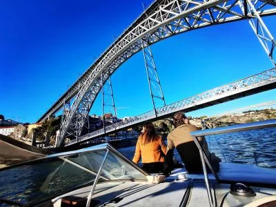 Thumbnail Private Boat Tour to Dom Luís I Bridge & Ribeira with Local Wine in Porto