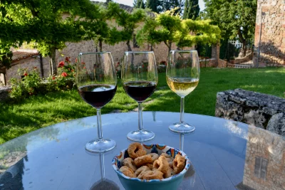 Thumbnail Historic Castle Courtyard & Cellar Tour with Wine Tasting at Castel Pietraio in Chianti