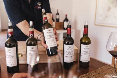 Degustazione di vino e olio