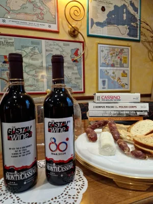 Thumbnail Aperitivo con la storia di Montecassino e il vino Gustav all'Hotel La Pace