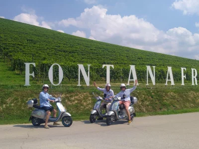 Thumbnail Private Vespa Tour through the Barolo and Barbaresco Hills with wine Stop