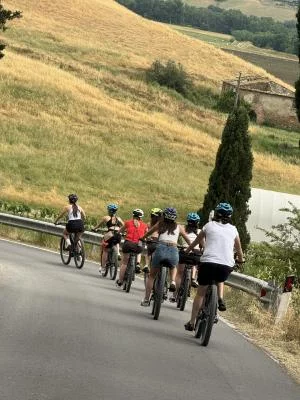 Thumbnail Peccioli : Excursion en E-bike en Toscane, cours de fabrication de pizzas et déjeuner