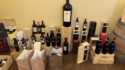 Thumbnail Weinprobe in Bolgheri mit einer „Eindringlings“-Rebsorte in Basiglio bei Mailand