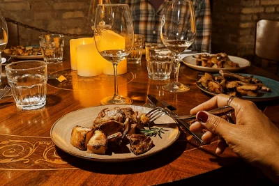 Thumbnail Candlelight Wine Pairing Dinner in the Ancient Agrippa’s Baths of Rome