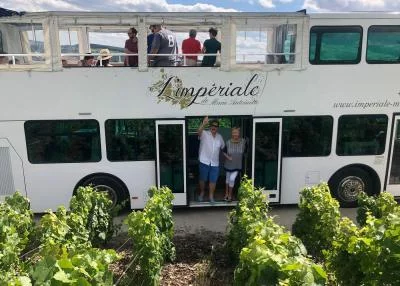 Thumbnail Épernay: 2h15 Champagne Open-Top Bus Tour with 3 Tastings