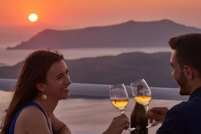 Thumbnail Santorini Private Instagram Tour with Sunset Wine Tasting at Santo Wines