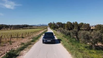 Thumbnail From Barcelona: Private Cava Tour With Brunch in a Tesla Model Y
