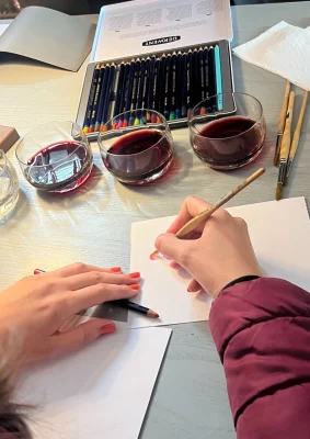 Thumbnail WinePainting in Ovada, Monferrato: The Art of Wine Between Colors and Music